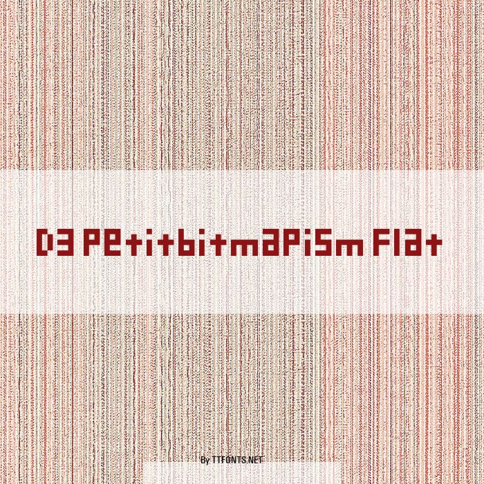 D3 Petitbitmapism Flat example